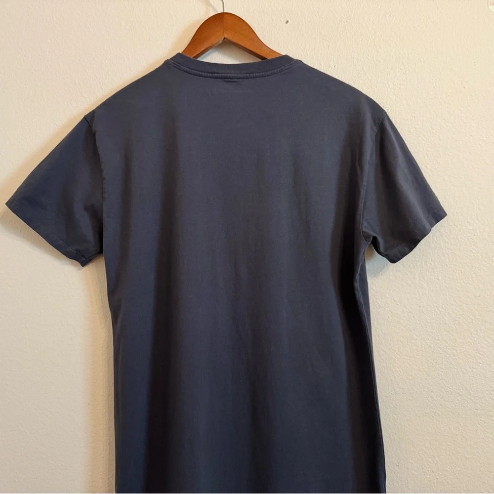 Abercrombie & Fitch Gray 100% Cotton Minimalist Short Sleeve Maxi Shirt Dress SP